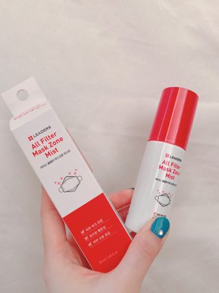 리더스코스메틱 리더스 올필터 마스크존 미스트 — 5점을 준 리뷰어가 2021년 1월 올린 사용 사진