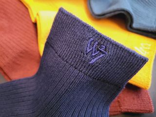 [사이즈가 있는 양말 필로이] 남/여 골지 발목 양말 4족 세트 남【S, M, L, XL】여【S, M, L】_컬러 랜덤 — 5점을 준 리뷰어가 2022년 6월 올린 사용 사진