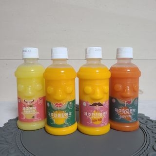 탐라원 제주의 맛, 몬딱주스 4종세트 - 한라봉몬딱주스, 천혜향몬딱주스, 청귤에이드, 당근몬딱주스 — 5점을 준 리뷰어가 2021년 8월 올린 사용 사진
