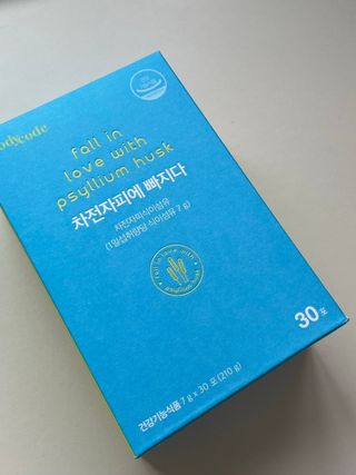 메디포스트 모비타 바디코드 식이섬유 차전자피에 빠지다 30포 — 5점을 준 리뷰어가 2022년 12월 올린 사용 사진