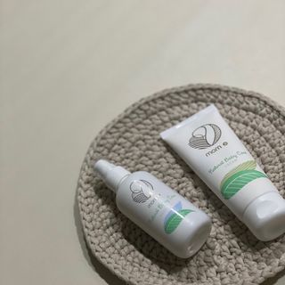 mom e 맘이 내추럴 베이비 케어 크림+바디오일 — 4점을 준 리뷰어가 2021년 1월 올린 사용 사진