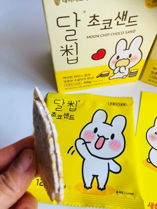 네이처오다 달칩 초코샌드 — 5점을 준 리뷰어가 2021년 2월 올린 사용 사진