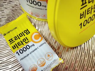 서울약사신협 프리미엄비타민C1000_2.5G x 100포 — 5점을 준 리뷰어가 2020년 12월 올린 사용 사진