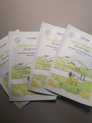 세뚜아(Cettua) 나우[세뚜아] 포레스트 수딩 마스크 Cettual Forest  Soothing Mask 4매 — 4점을 준 리뷰어가 2024년 3월 올린 사용 사진