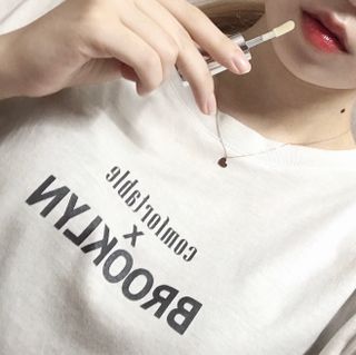 아이디플라코스메틱 페이스핏 투명 립 핏러 — 5점을 준 리뷰어가 2021년 5월 올린 사용 사진