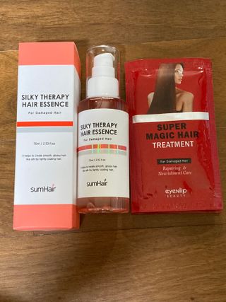 썸헤어 / SUMHAIR 썸헤어 실키 테라피 헤어 에센스 — 5점을 준 리뷰어가 2021년 7월 올린 사용 사진