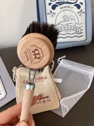 [달리살다] 자연에서 온 천연 비누 소프넛, 프레시버블의 유기농 소프넛 브러쉬 세트 — 5점을 준 리뷰어가 2021년 4월 올린 사용 사진