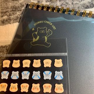 리훈 곰부 체크리스트+ 곰부 리무버블스티커 1장 — 4.5점을 준 리뷰어가 2021년 5월 올린 사용 사진