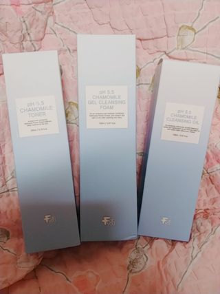 페브유 / FABYOU 페브유 pH5.5 캐모마일 젤 클렌징 폼 + 클렌징 오일 + 토너 3종 세트 — 5점을 준 리뷰어가 2021년 6월 올린 사용 사진