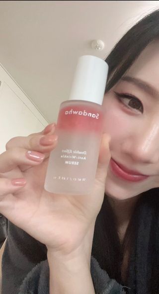 산다화 더블 이펙트 안티 링클 세럼 50ml — 5점을 준 리뷰어가 2023년 1월 올린 사용 사진