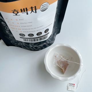 산그리메 국내산 호박차 100티백 대용량 삼각티백차 — 5점을 준 리뷰어가 2021년 7월 올린 사용 사진