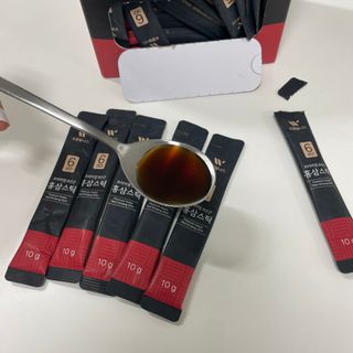 [푸름웰니스] 프리미엄 6년근 홍삼스틱 3mg x 100포 — 5점을 준 리뷰어가 2022년 3월 올린 사용 사진