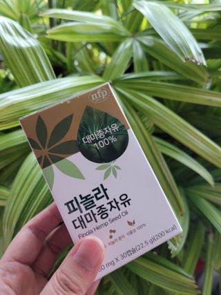 nfp 피놀라 대마종자유 — 5점을 준 리뷰어가 2021년 6월 올린 사용 사진