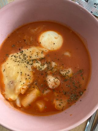 프리 [요리궁리] 타입 B (매콤,치즈,매콤까르보) 꽃떡볶이 6개입 세트 — 5점을 준 리뷰어가 2025년 2월 올린 사용 사진
