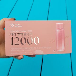 랩앤뷰티 메가 벨벳 콜라겐 12000 — 5점을 준 리뷰어가 2021년 5월 올린 사용 사진