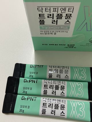 [Dr.PNT] 닥터피엔티 트리플뮨 플러스 [1개월분] — 4점을 준 리뷰어가 2022년 9월 올린 사용 사진