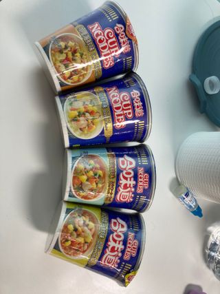 NISSIN 닛신 컵누들  4종 - 씨푸드오리지날, 씨푸드 스파이시, 씨푸드 커리, 씨푸드 XO소스 — 4.5점을 준 리뷰어가 2022년 11월 올린 사용 사진