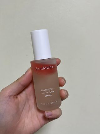 산다화 더블 이펙트 안티 링클 세럼 50ml — 5점을 준 리뷰어가 2023년 11월 올린 사용 사진