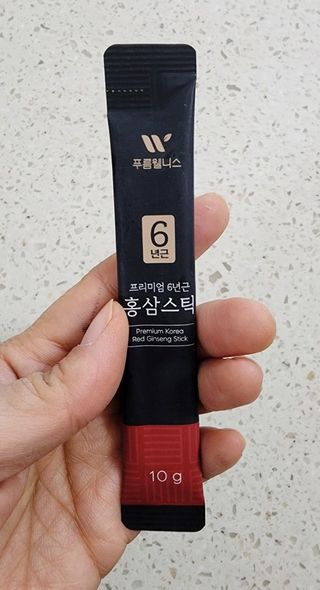 [푸름웰니스] 프리미엄 6년근 홍삼스틱 3mg x 100포 — 5점을 준 리뷰어가 2022년 3월 올린 사용 사진