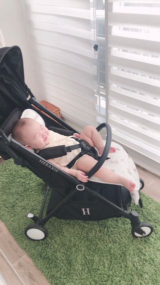 베베누보 윈디 통풍 쿨시트 유모차 카시트 2in1 라이너 — 5점을 준 리뷰어가 2021년 8월 올린 사용 사진