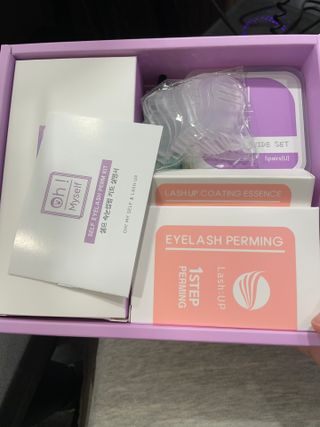 피비에스코리아 [오마이셀프] 셀프 속눈썹펌 키트 뷰러펌 파마 세트 — 5점을 준 리뷰어가 2021년 11월 올린 사용 사진