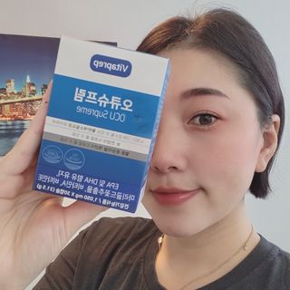 뉴트리션팩토리 비타프렙 오큐슈프림 루테인 오메가3 1050mg — 5점을 준 리뷰어가 2021년 10월 올린 사용 사진