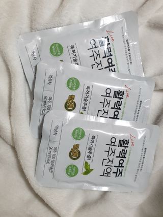참유원 특허제조 활력 여주진액 여주즙 50포 — 5점을 준 리뷰어가 2022년 1월 올린 사용 사진