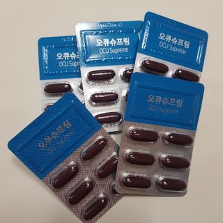 뉴트리션팩토리 비타프렙 오큐슈프림 루테인 오메가3 1050mg — 5점을 준 리뷰어가 2021년 8월 올린 사용 사진