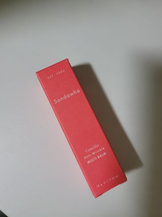 스킨큐어 산다화 카멜리아 안티 링클 멀티밤 — 5점을 준 리뷰어가 2022년 10월 올린 사용 사진