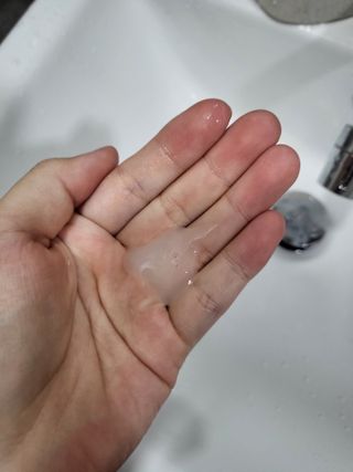랑벨 내츄럴 딥 포어 클렌저 210ml (저자극 약산성 천연 클렌징 젤) — 4점을 준 리뷰어가 2022년 10월 올린 사용 사진