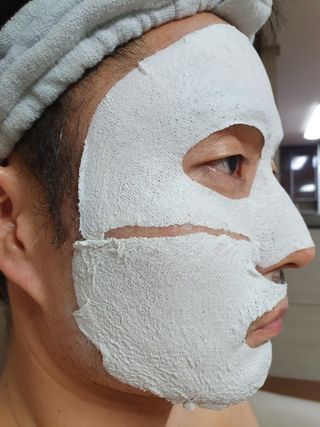 아이디플라코스메틱 페이스핏 플라스터 마스크 _ 리뉴얼 — 5점을 준 리뷰어가 2021년 4월 올린 사용 사진