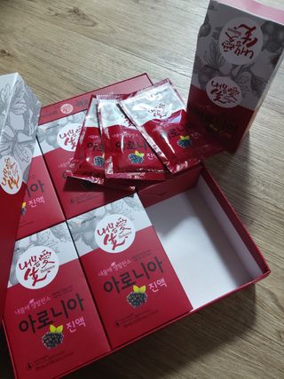 서울약사신협_내몸애생발란스아로니아_70ml x 30포 — 5점을 준 리뷰어가 2021년 6월 올린 사용 사진