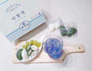 종로복떡방 레트로 3총사 바람떡 세트 — 5점을 준 리뷰어가 2021년 4월 올린 사용 사진