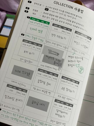 MF[비마이웨이]특허받은 할일카드 플래너, 비마이웨이 세트(만년형) — 5점을 준 리뷰어가 2023년 7월 올린 사용 사진