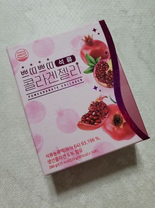 헬스업_쁘띠쁘띠석류콜라겐젤리_20g x 14포 — 5점을 준 리뷰어가 2021년 2월 올린 사용 사진