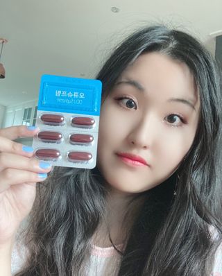 뉴트리션팩토리 비타프렙 오큐슈프림 루테인 오메가3 1050mg — 5점을 준 리뷰어가 2021년 6월 올린 사용 사진