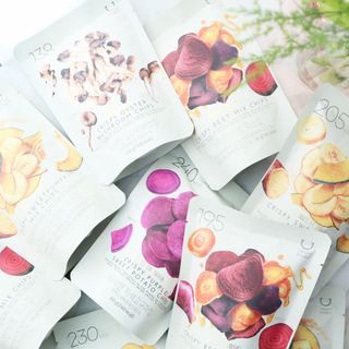 딜라이트 프로젝트 원물칩 5종 9ea(고구마칩, 자색고마칩, 느타리버섯칩, 비트 믹스칩, 단호박 믹스칩) — 5점을 준 리뷰어가 2022년 4월 올린 사용 사진