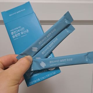 클린24시간 슬림앤유산균 1박스 (3.5g X 15포) — 5점을 준 리뷰어가 2023년 5월 올린 사용 사진