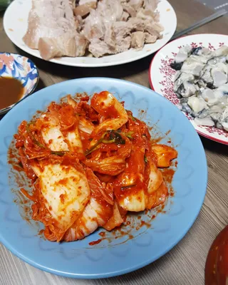 셰프애찬 알배기 겉절이 김치 1kg — 5점을 준 리뷰어가 2022년 11월 올린 사용 사진