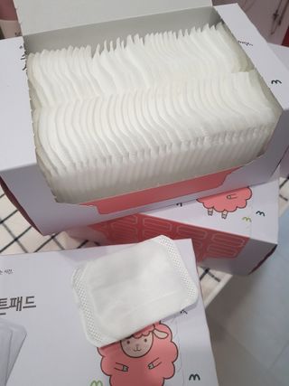 소미썸 실키 화장솜 — 5점을 준 리뷰어가 2022년 3월 올린 사용 사진