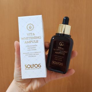소담스퀘어 상암 솔포그 비타민 화이트닝 앰플 50ml 안티에이징 항산화 가미 잡티 트러블 세라마이드 — 5점을 준 리뷰어가 2022년 11월 올린 사용 사진