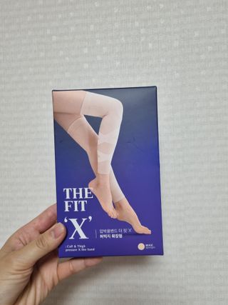 땡스마이레그 더핏X 압박밴드 허벅지확장형 — 3점을 준 리뷰어가 2022년 8월 올린 사용 사진