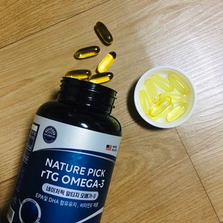 서울약사신협 네이처픽_알티지오메가3_1,205mg x 180캡슐 — 5점을 준 리뷰어가 2021년 9월 올린 사용 사진
