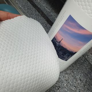 부직포나라 중금속유해물질ZERO 뜯어쓰는 주방 일회용수세미 60매 2매 — 5점을 준 리뷰어가 2022년 11월 올린 사용 사진
