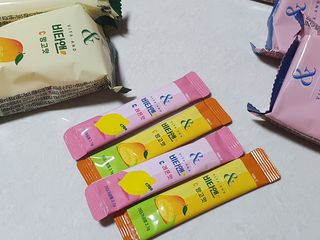 비타앤C 레몬맛, 망고맛 — 5점을 준 리뷰어가 2021년 6월 올린 사용 사진