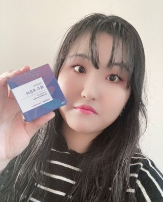 제주인디 제주 푸른바 카멜리아 컨디셔너 — 5점을 준 리뷰어가 2021년 12월 올린 사용 사진