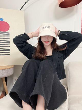 [스테이피플] STAYPEOPLE BUCKET HAT (IVORY) — 5점을 준 리뷰어가 2022년 9월 올린 사용 사진