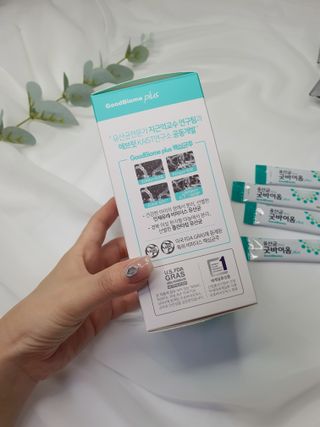 프리마인 유산균 국가지정연구소 선정, 살아있는 생유산균 200억 마리의 힘. 유산균n굿바이옴플러스 — 5점을 준 리뷰어가 2021년 11월 올린 사용 사진