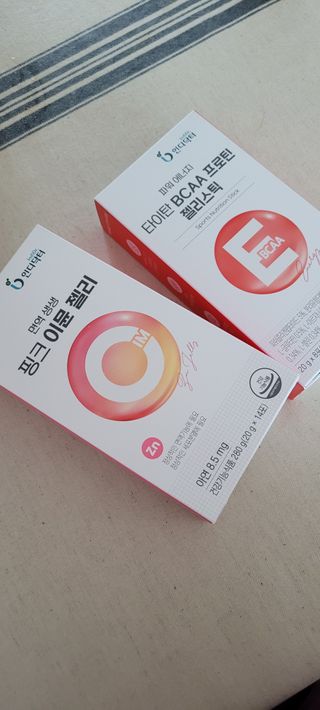 인디닥터 면역 생생 핑크 이뮨 젤리 + 타이탄 BCAA 프로틴 젤리스틱 — 5점을 준 리뷰어가 2022년 3월 올린 사용 사진