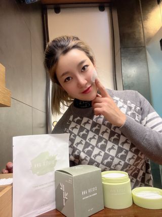 씨스터앤 밤부 케어 토너 패드 70매 — 5점을 준 리뷰어가 2022년 3월 올린 사용 사진